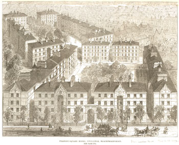 Peabody Square, Blackfriars Road, Bankside, Southwark, c.1872