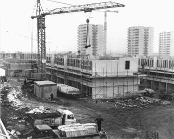 Thamesmead Under Construction, 1968
