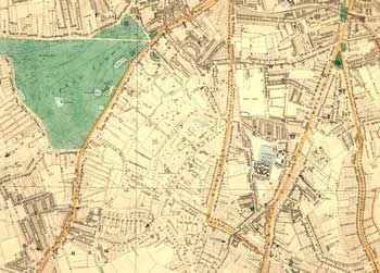 Clapham Common, Clapham Park and Brixton Hill, Lambeth, 1877