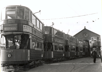Bexleyheath Tram Depot, Broadway, Bexleyheath, 1934