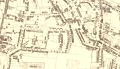 Map of Camberwell and Denmark Hill, Lewisham, 1842