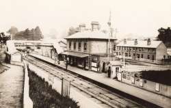 Bromley Station, Bromley, c. 1870