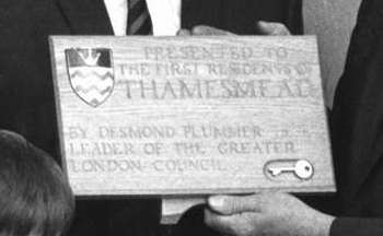 Thamesmead's first residents