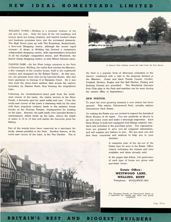 Falconwood Park Estate, Welling, 1931 