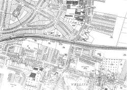 Map of Welling and East Wickham, Bexley, 1933