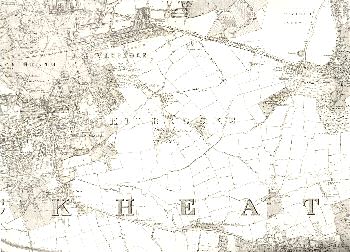 Map of Kidbrooke and the Cator Estate, 1869