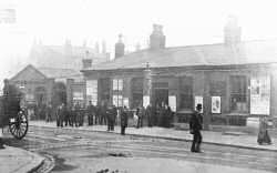 Railway Station in Vincent Road, Woolwich, c. 1900