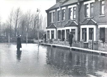 Floods in Abbey Wood, 1953