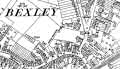 Map of Bexley Village, 1933