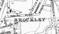 Map of Brockley, 1917