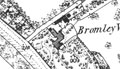 Map of Bromley Common, c. 1863 