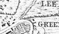 Map of Lee, Lewisham, c. 1745