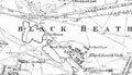 Map of Blackheath in the 1860s