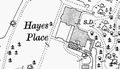 Map of Hayes, 1933 
