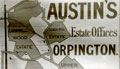 Advertisement for Austin's Estate Agents, Orpington, Bromley, c. 1910 