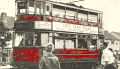 Tram on Well Hall Road, Eltham, 1952