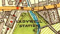 Map of Ladywell, Lewisham, 1930